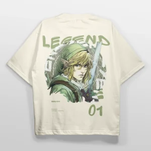 Camiseta Oversize Legacy Crema